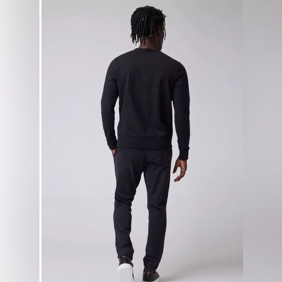 Good Man Brand Flex Pro Jersey Crew Sweatshirt black size M - Picture 4 of 9